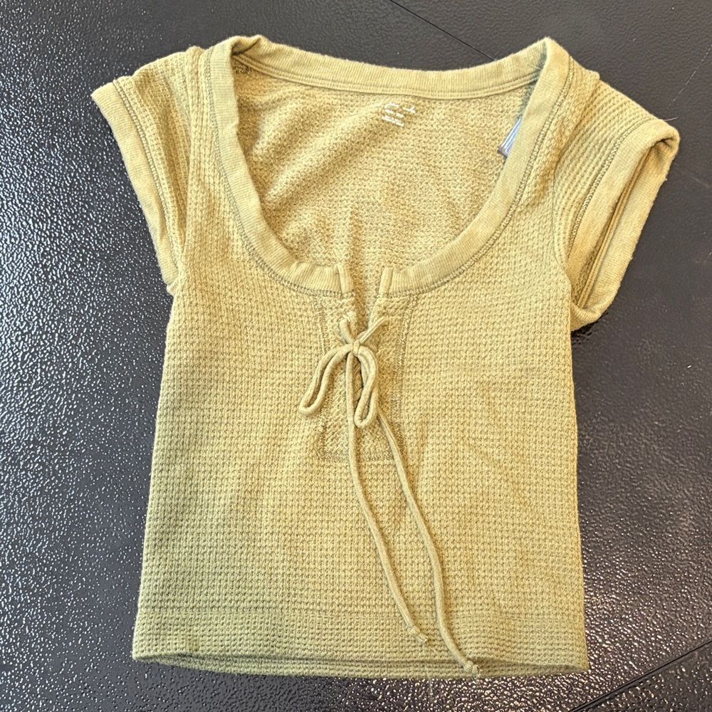 Urban outfitters lace up top